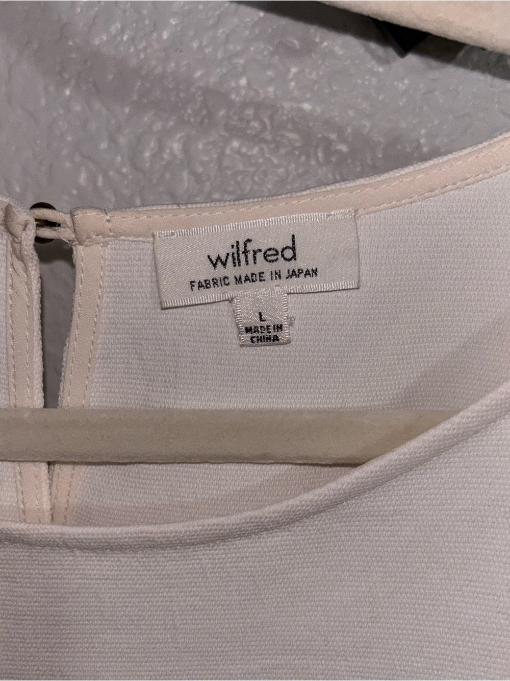 Wilfred Aritzia Cream Long Sleeve Romper Minimalist Boho Casual Large - Picture 4 of 4